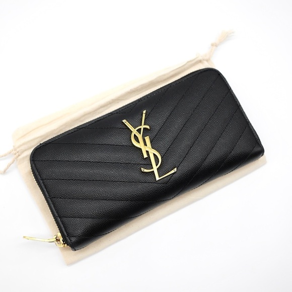 🍓YSL Cassandra Zip Around Wallet - Picture 14 of 15